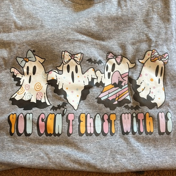 Ghost Graphic Tee You Can’t Ghost With Us - Picture 5 of 6